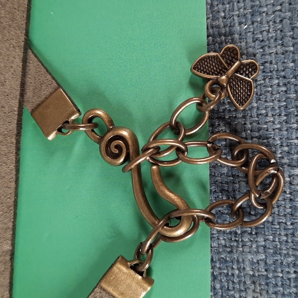 Charm Leather Wrap Bracelet Create Crystal's Dragonfly Charms Uplifting Gift - Picture 4 of 5